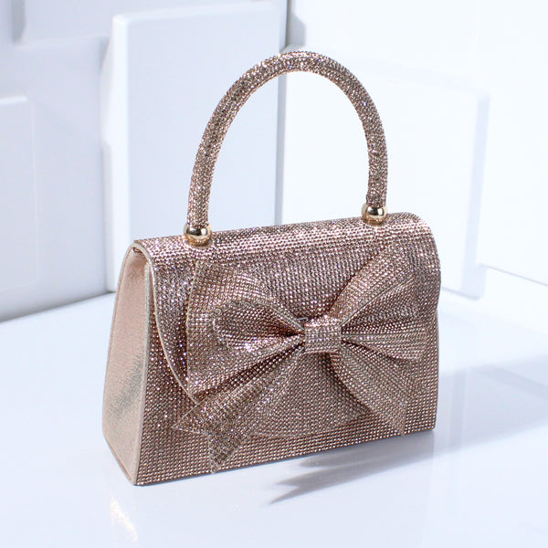 Luxury Full Diamonds Bow Evening Bag