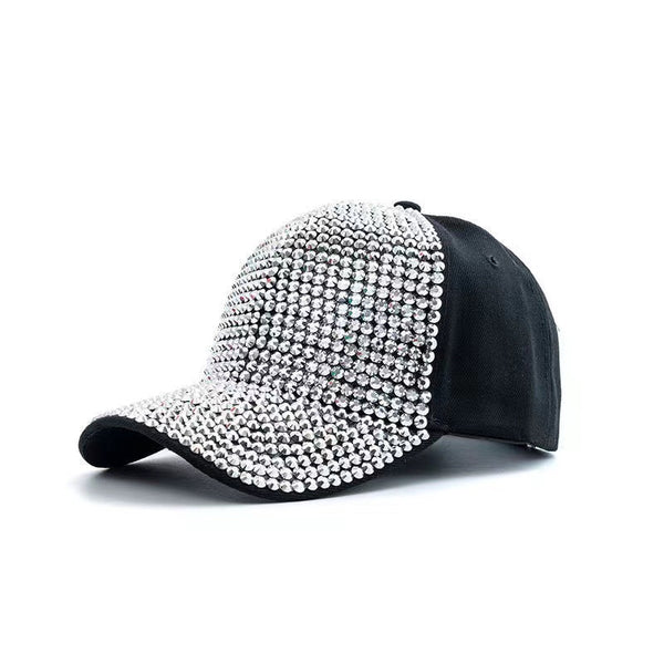 Baseball Cap With Rhinestones