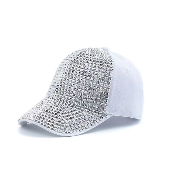 Baseball Cap With Rhinestones