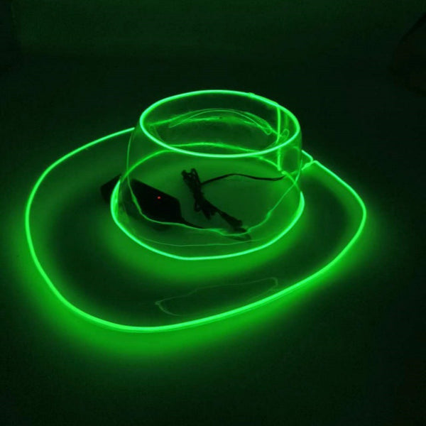 Luminous Transparent Jelly Top Hat