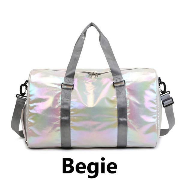 Pearlescent Yoga Waterproof Duffle Bags