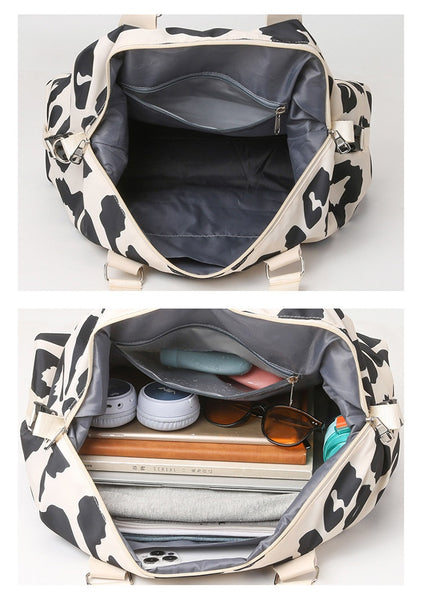 Moo Pattern Sports Duffle Bags