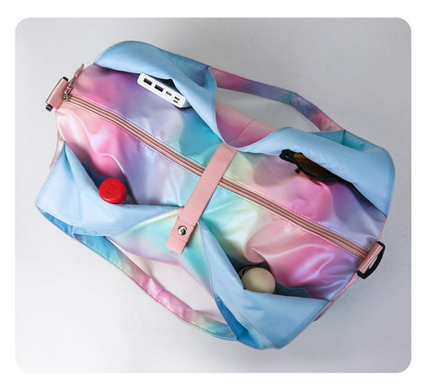 Gradient Colors Yoga Mat Duffle Bags