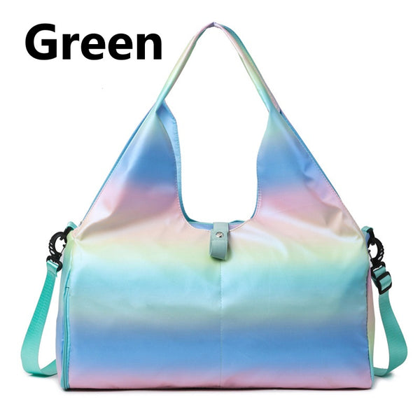 Gradient Colors Yoga Mat Duffle Bags