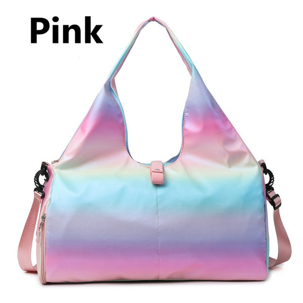 Gradient Colors Yoga Mat Duffle Bags