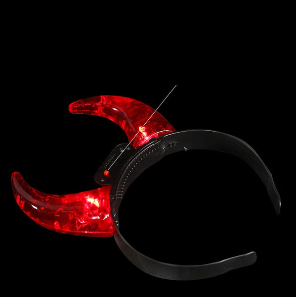 Large LED Horn Headbands