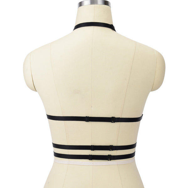 Elastic Straps Harness Top