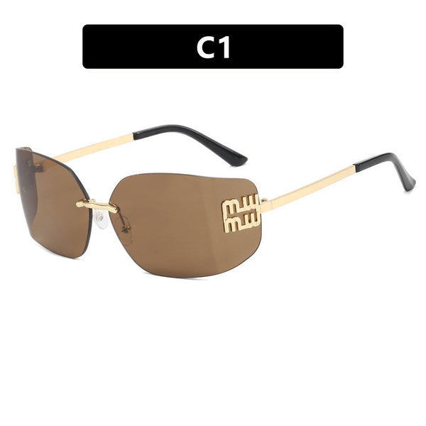 Frameless Slim HIgh End Sunglasses