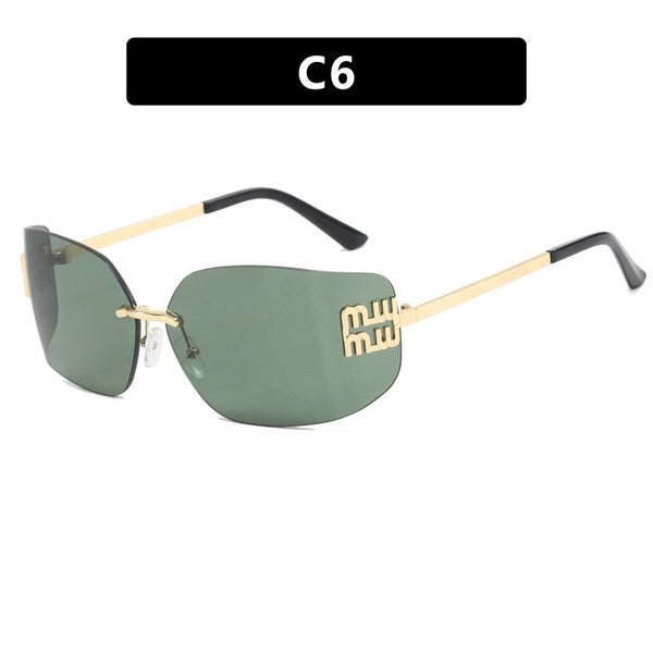 Frameless Slim HIgh End Sunglasses