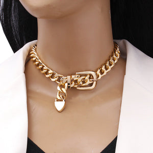 Buckle Choker Necklace