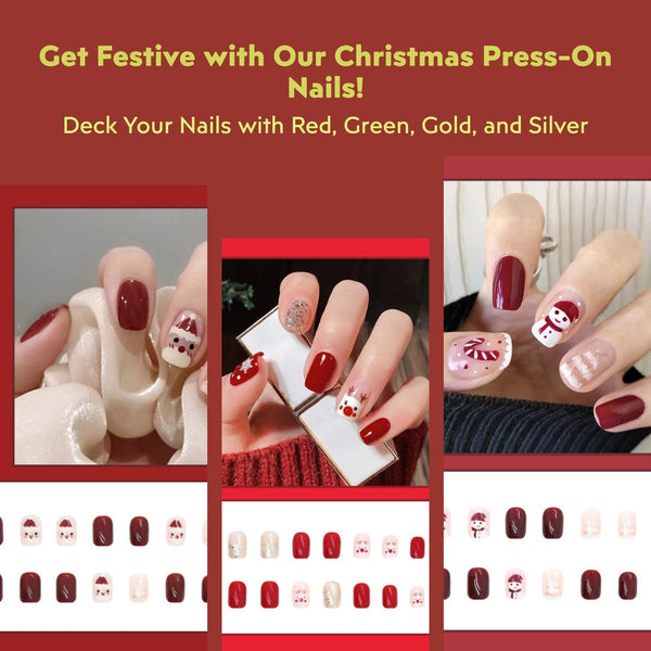 Christmas Press On Nails