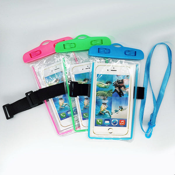 Luminous Waterproof Phone Pouch With Arm Band