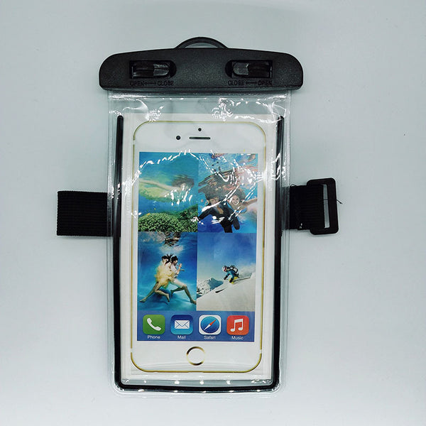 Luminous Waterproof Phone Pouch With Arm Band