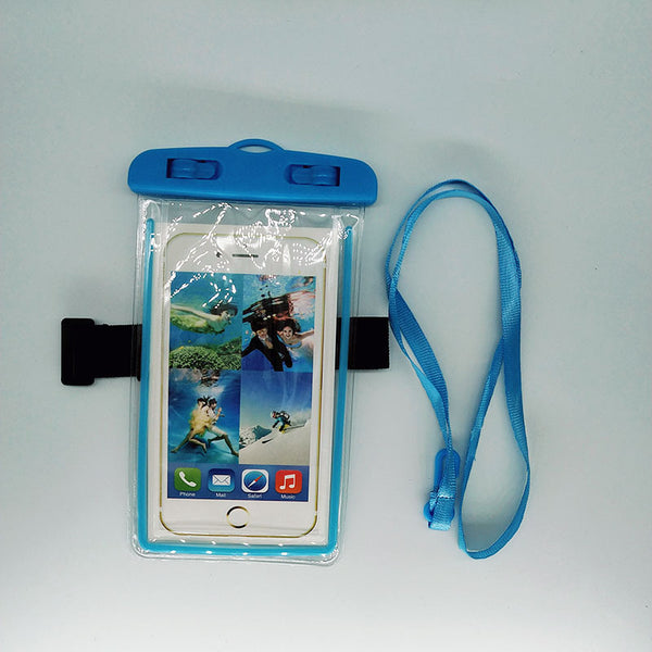 Luminous Waterproof Phone Pouch With Arm Band