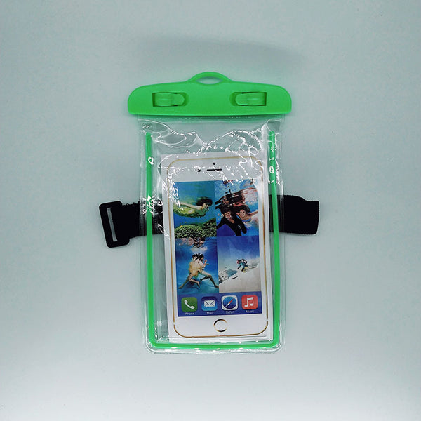 Luminous Waterproof Phone Pouch With Arm Band