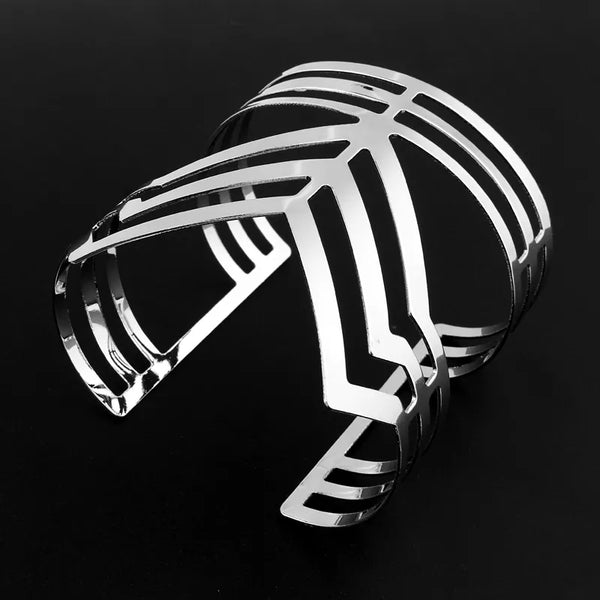 Hollow Out Cuff Bangle