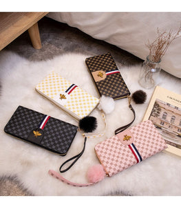 Bee Pom Pom Wallets