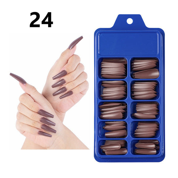 100pcs LONG BALLET Nails