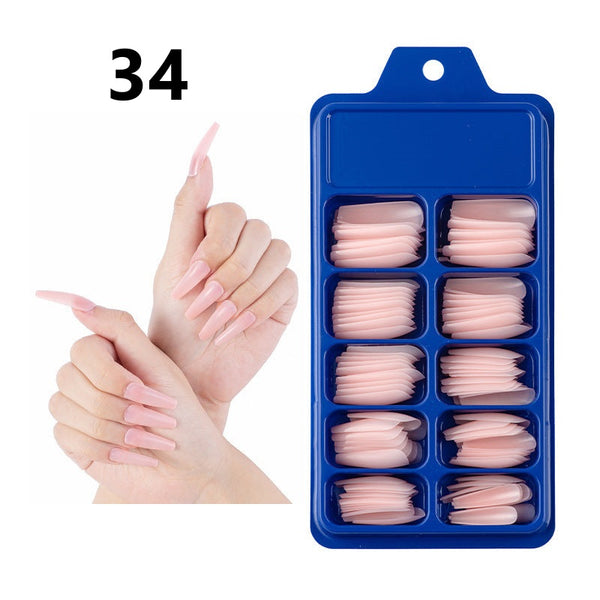 100pcs LONG BALLET Nails