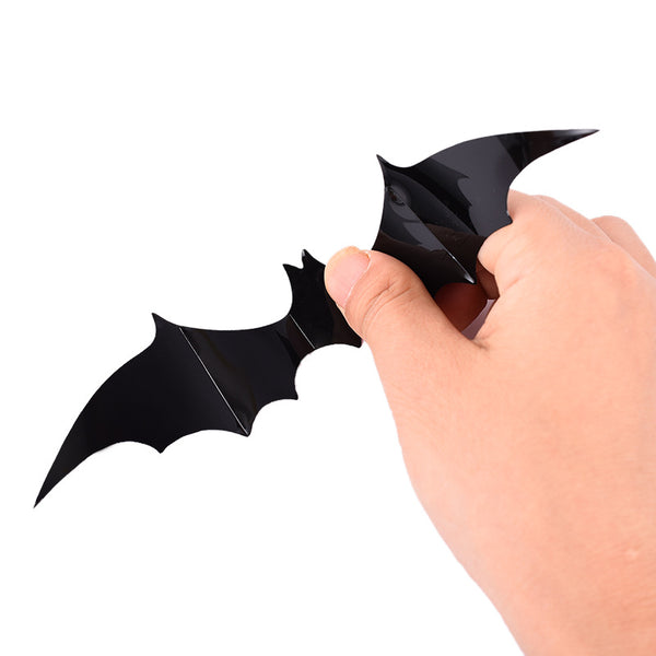 12 Pcs 3D Bats Decoration