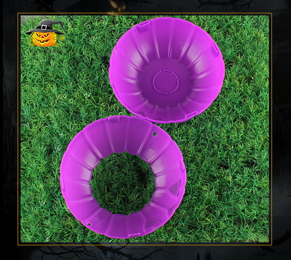 Purple Round Detachable Pumpkin Bucket