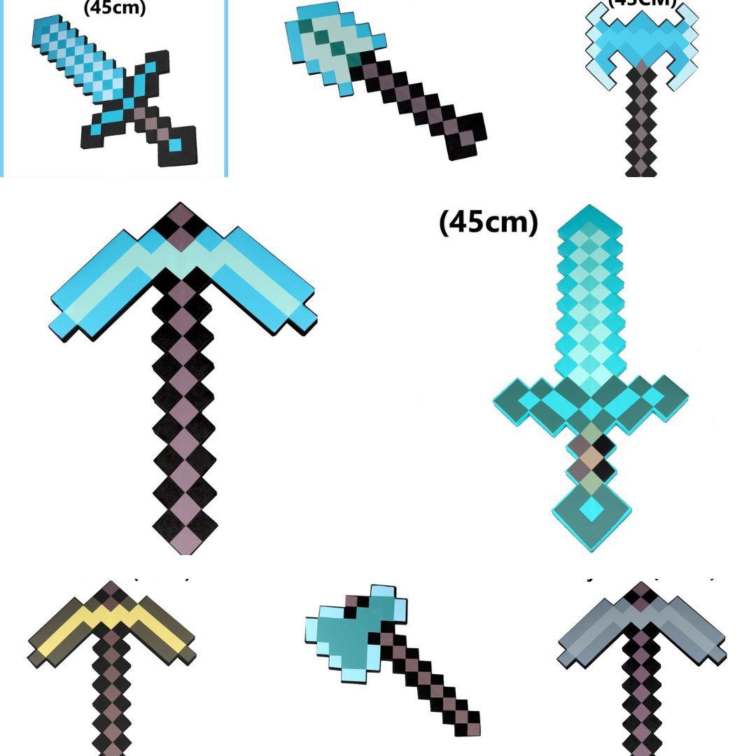 Foam Minecraft Weapons 41-45cm