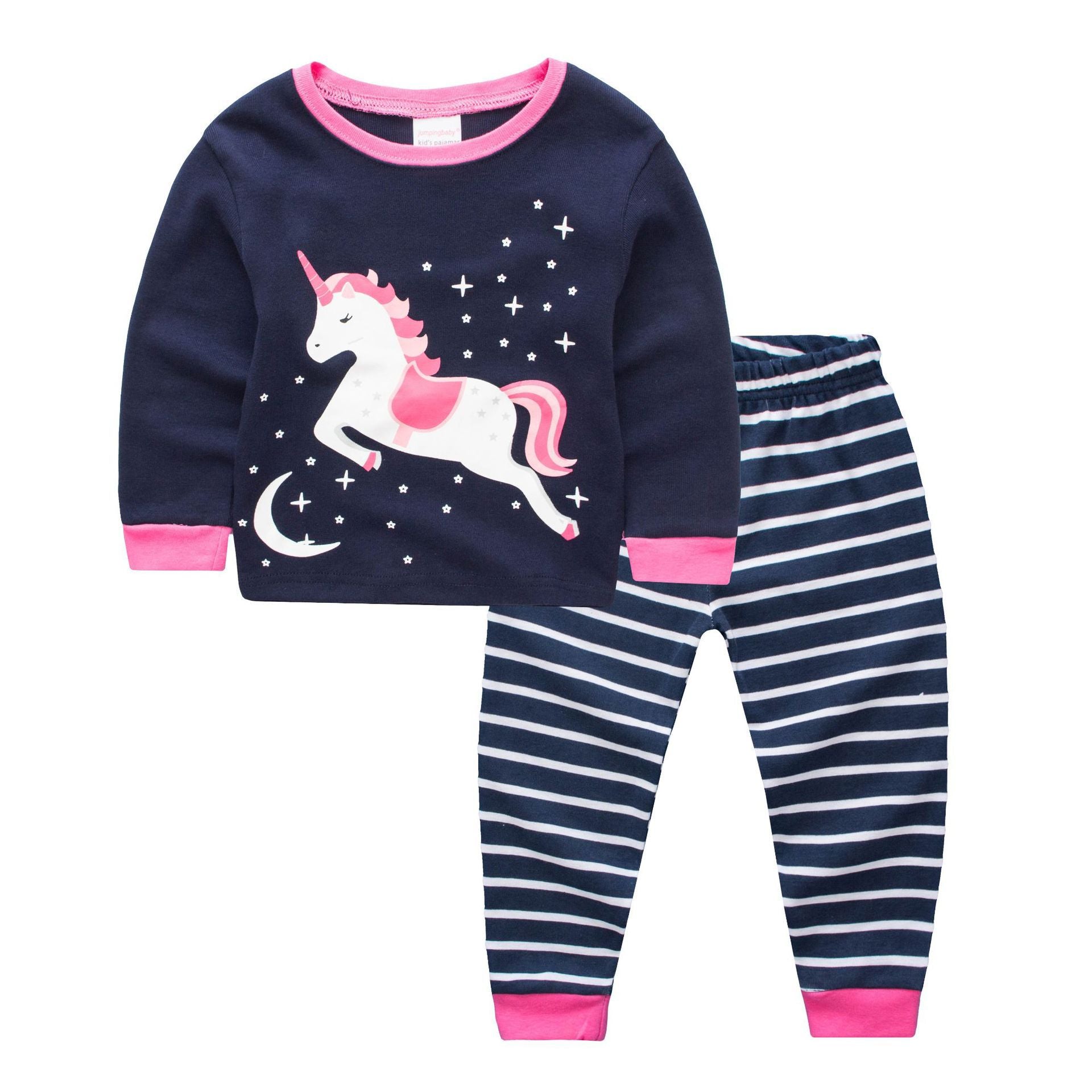 Girls Unicorn  Pajamas Set