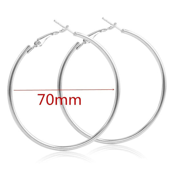 70mm Hoop Earrings