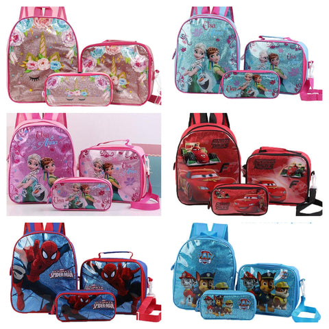 11 inches 3 piece school bag sets