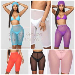 Gauze Bikini 3/4 Pants