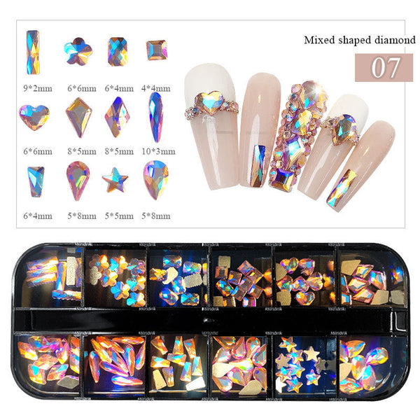 Exclusive Nail Art flat-bottomed Diamond