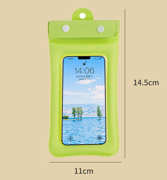 3 Layered Inflatable Waterproof Phone Pouch