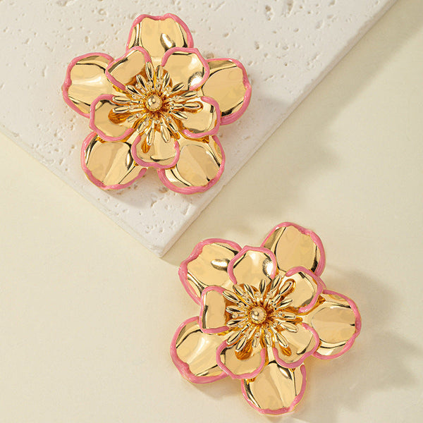 Camellia Flower Earrings