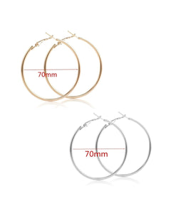 70mm Hoop Earrings