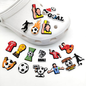 Football Crocs Charm