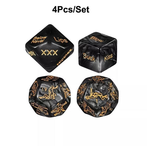 4pcs Role Playing Dice Game