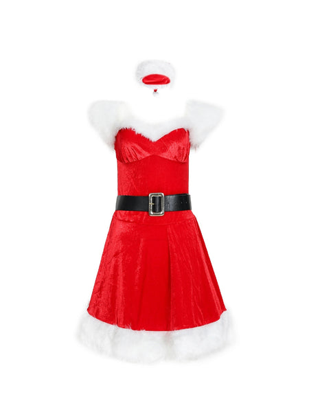 Free Size Mrs Clause Costume