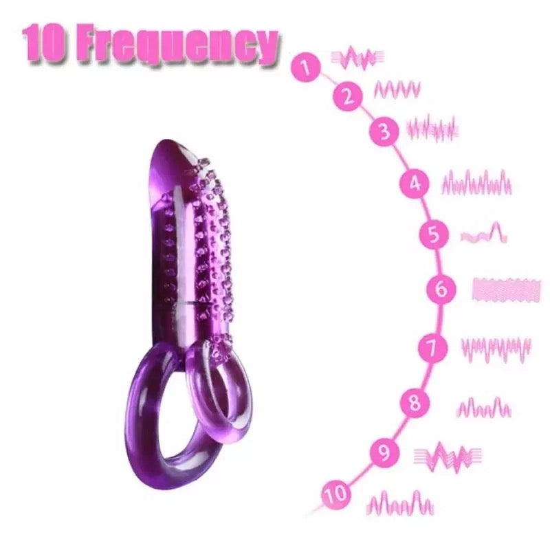 Penis Double Rings Vibrator