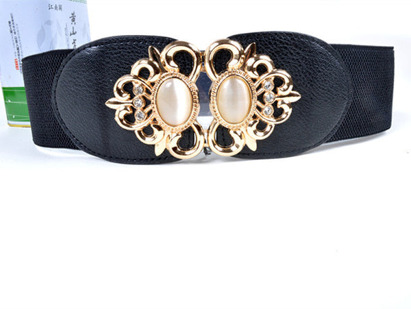 Elastic Wide Girdle Fashion Belts