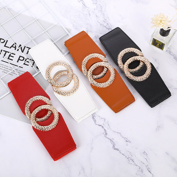 Elastic Wide Girdle Fashion Belts