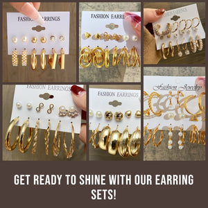 6pcs Earring Sets