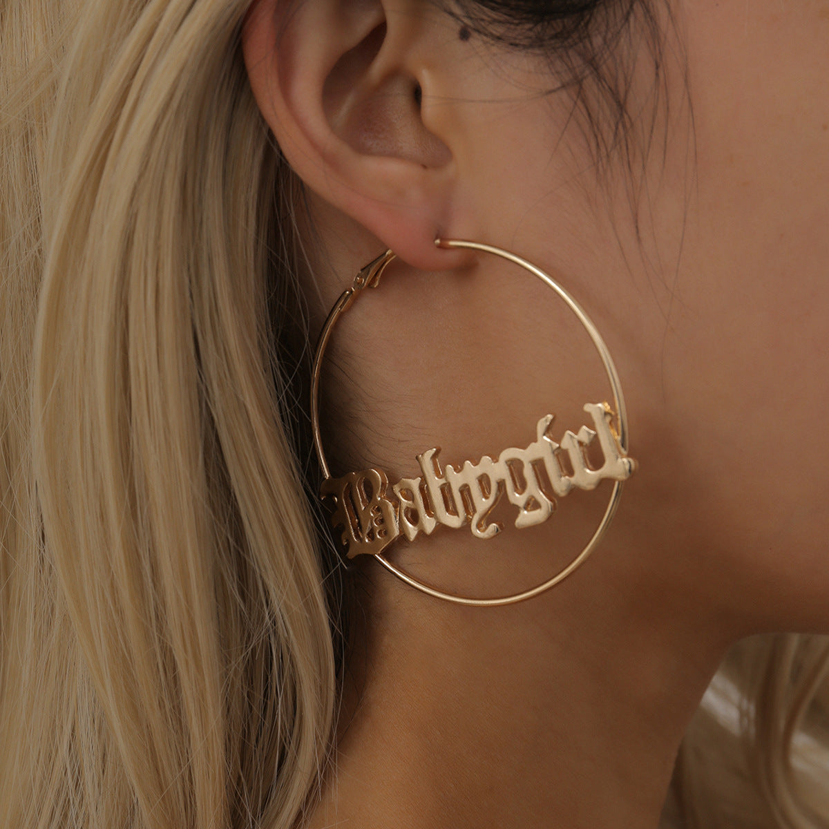 Babygirl Hoop Earrings