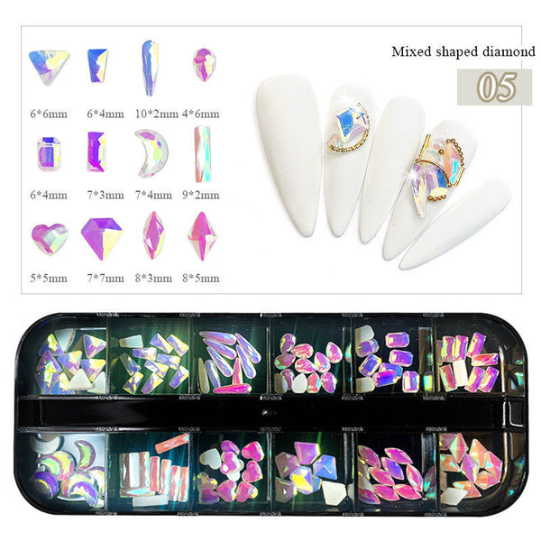 Exclusive Nail Art flat-bottomed Diamond