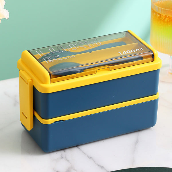 Microwavable Bento Lunch Container with Compartments