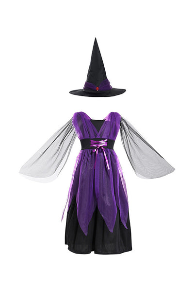 Halloween Witch Costumes Purple