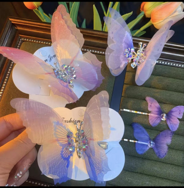 Tulle Butterfly Hair Clip