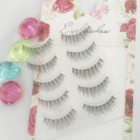 Natural Eyelashes Pack-NL0015