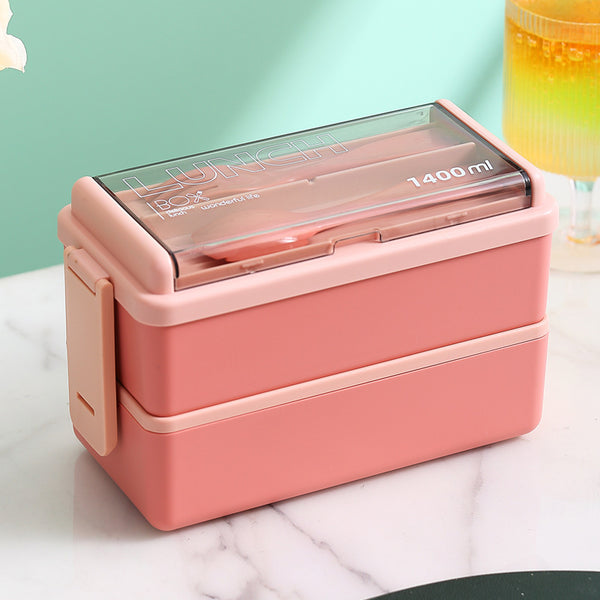 Microwavable Bento Lunch Container with Compartments