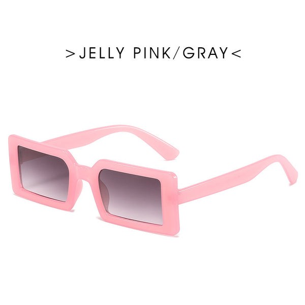 Candy Color Square Frame Sunglasses