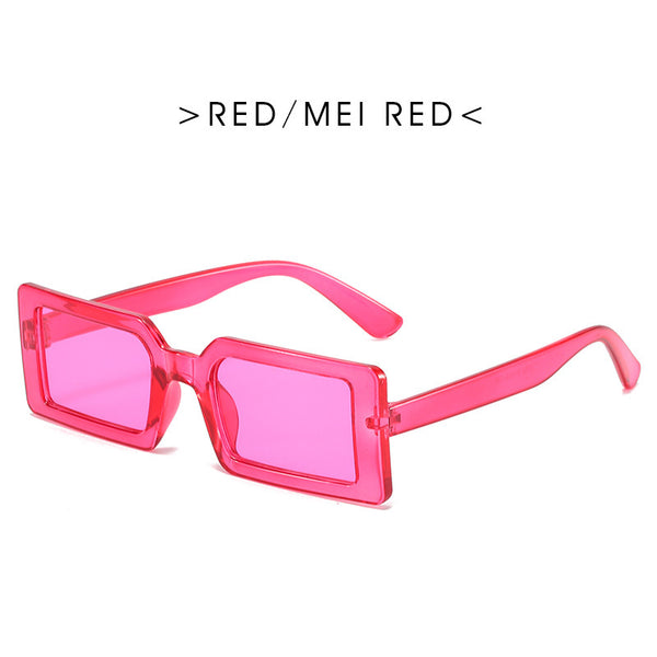 Candy Color Square Frame Sunglasses